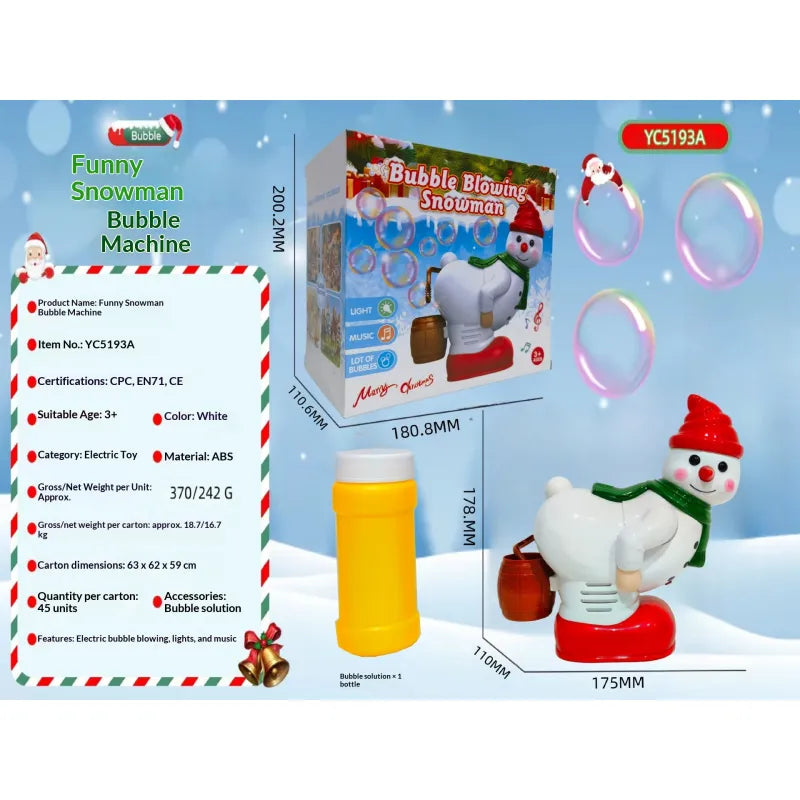 Zenovap™ Bubble-Blowing Christmas Toy