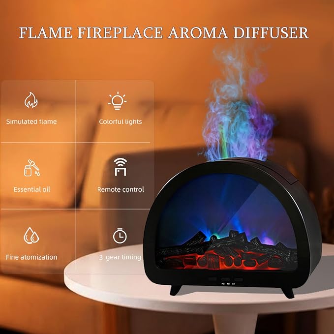 ZENOVAP™ Fireplace Flame Aroma Diffuser