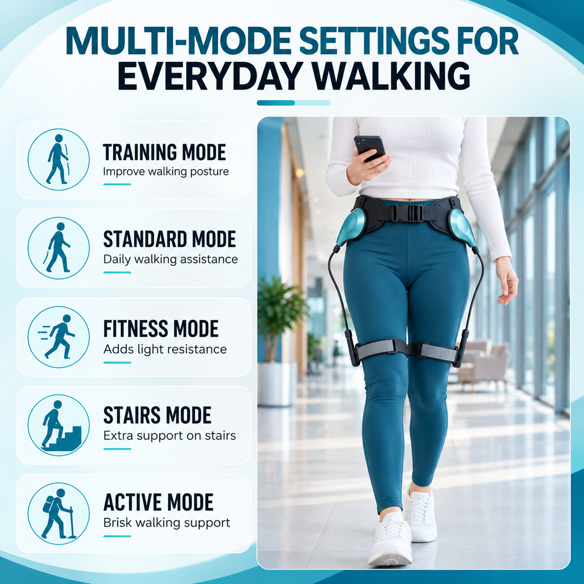 ZENOVAP™ StrideEase – Passive Walking Assist Device