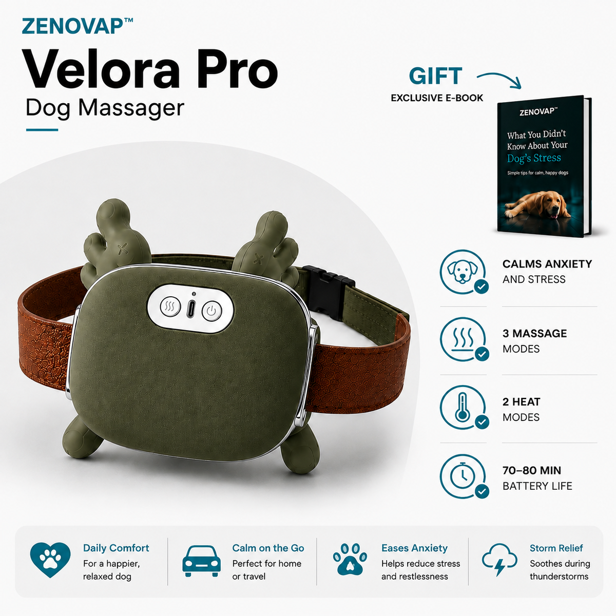 Zenovap™ CalmPaw Massager