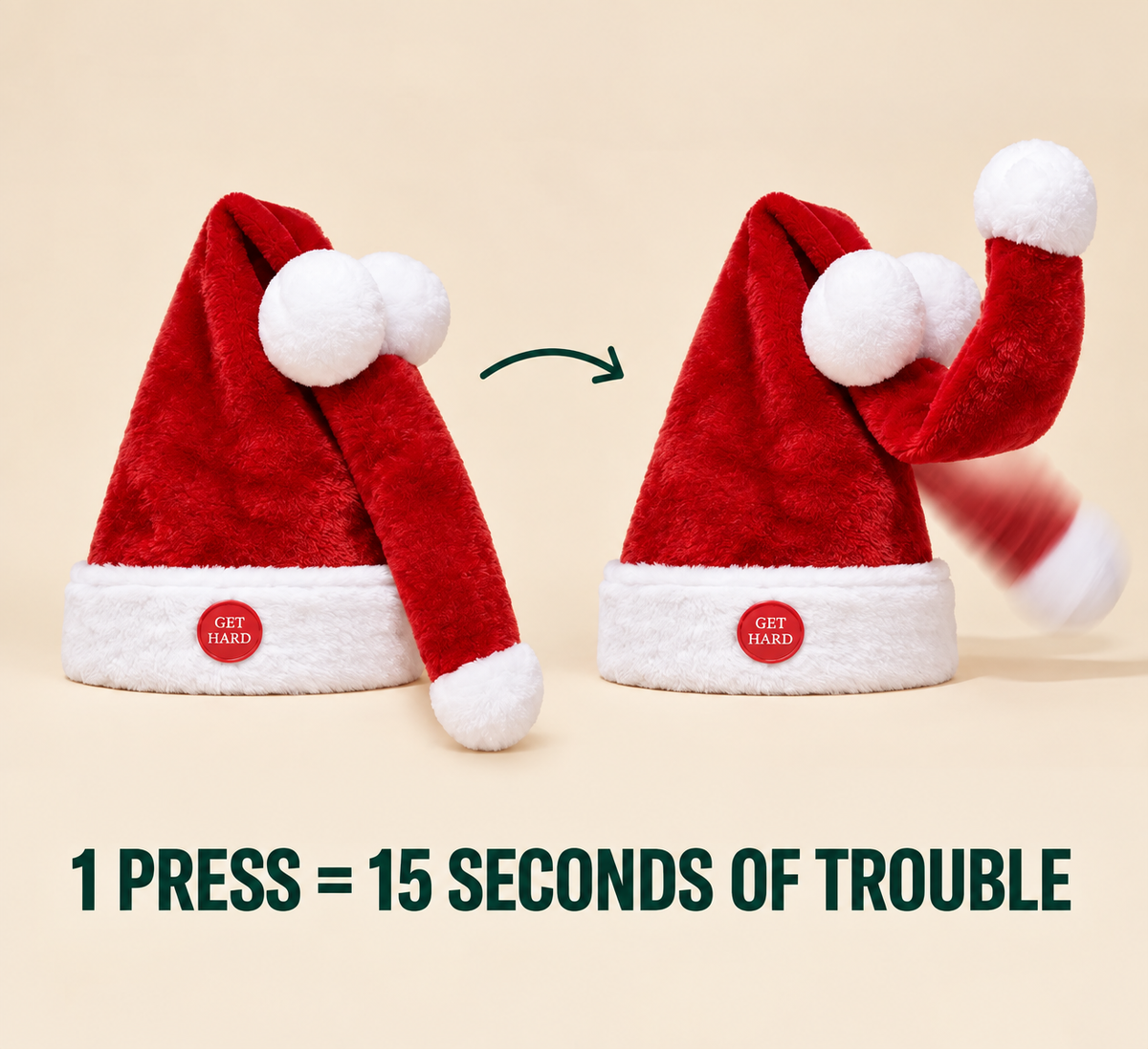 Zenovap™ JollyBounce Santa Hat