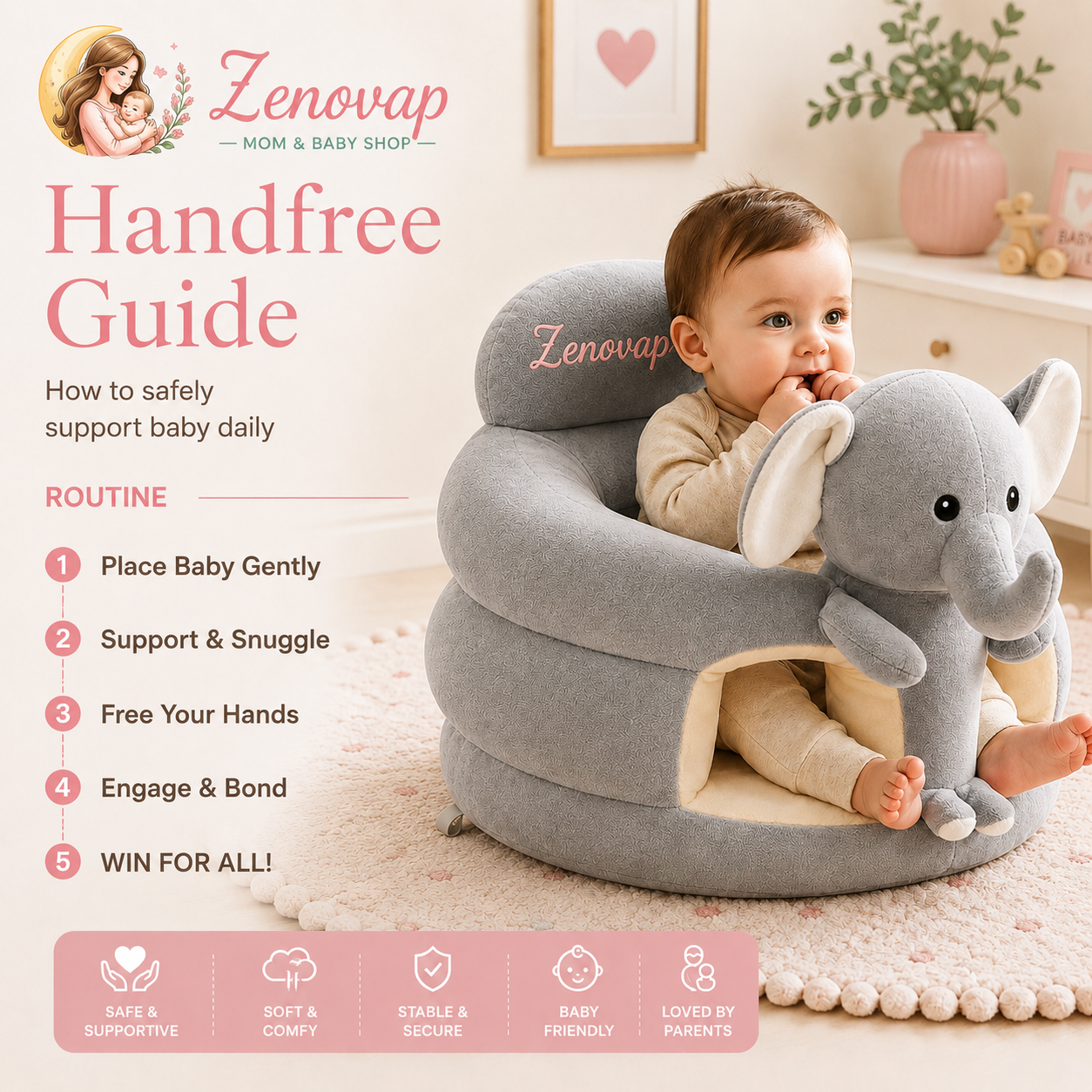 Zenovap™ SitNest Baby Support Seat