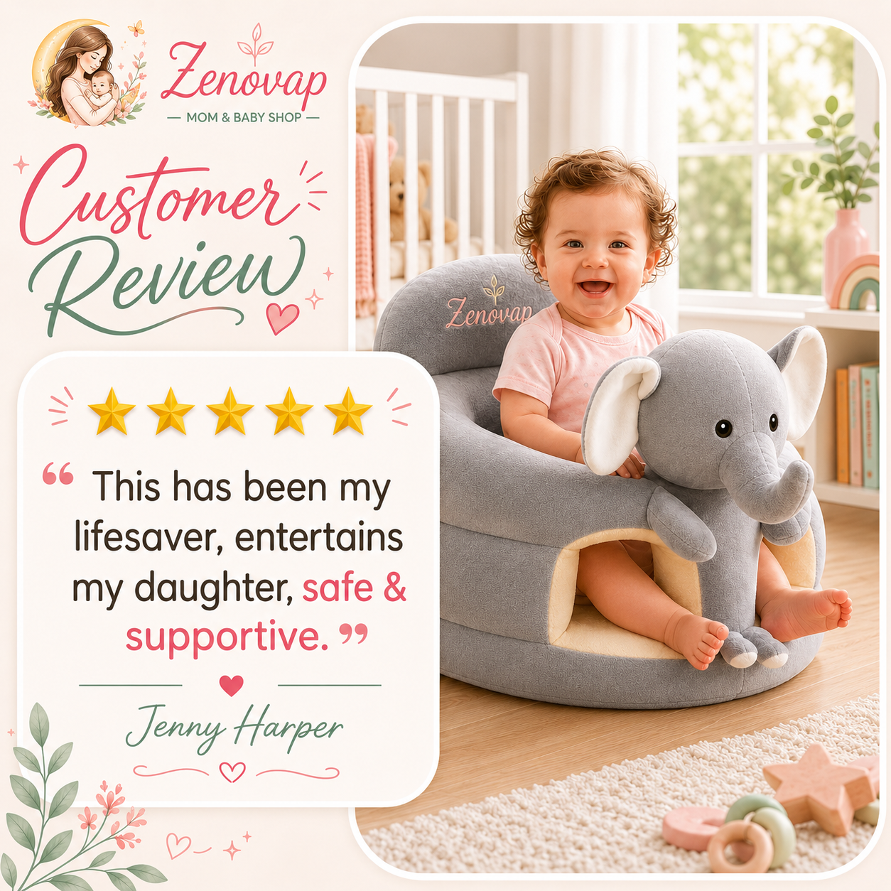 Zenovap™ SitNest Baby Support Seat