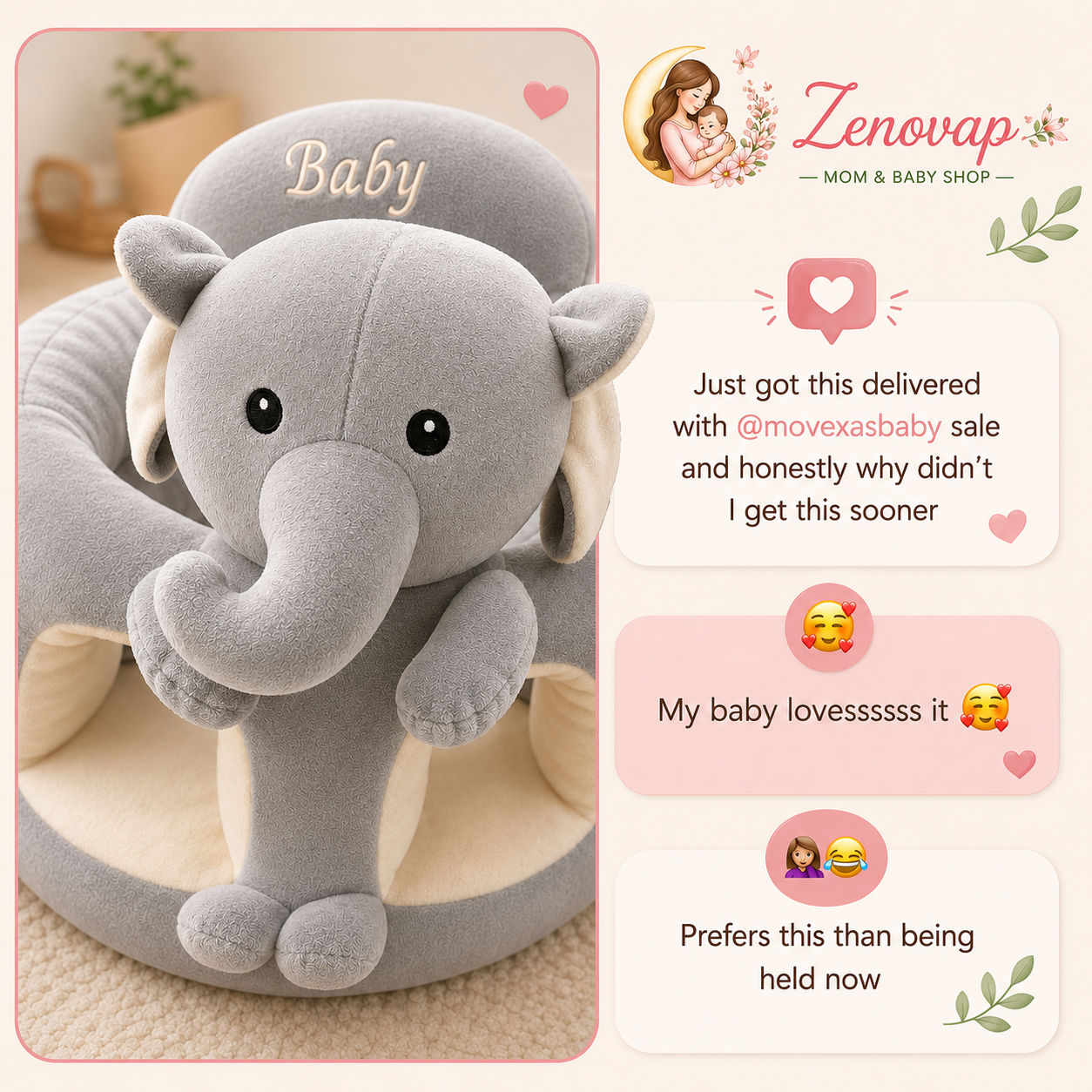 Zenovap™ SitNest Baby Support Seat
