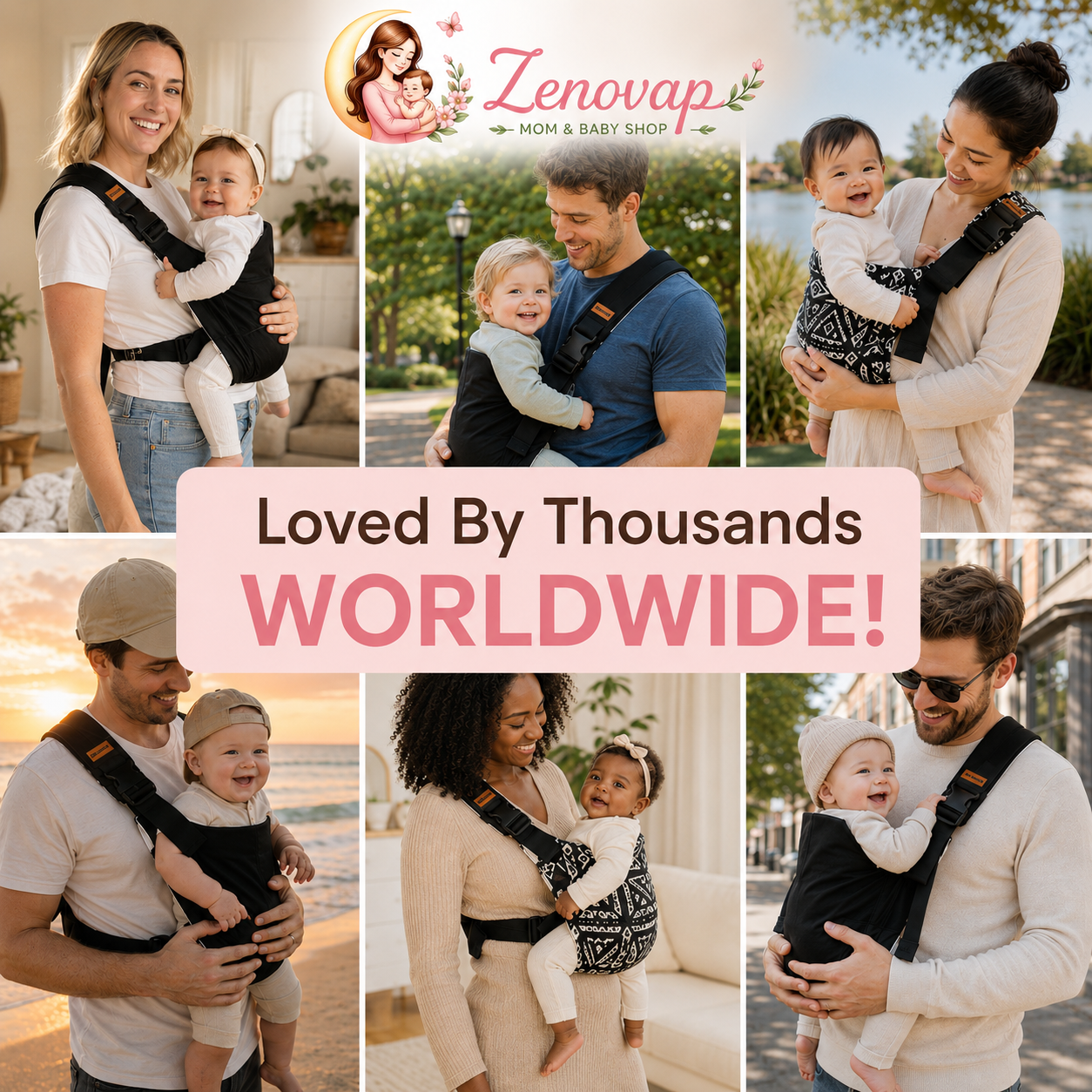 Zenovap™ SnugNest Baby Sling