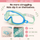 Zenovap™ AquaClip Kids Swim Goggles  (Nose cover)