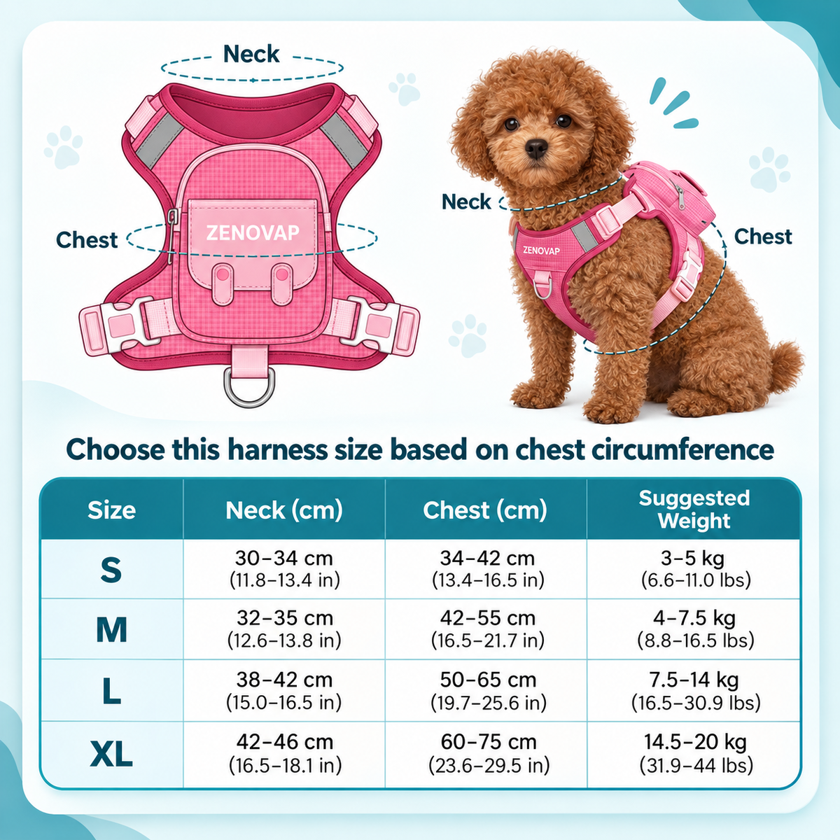 Zenovap™ Pet Backpack Harness