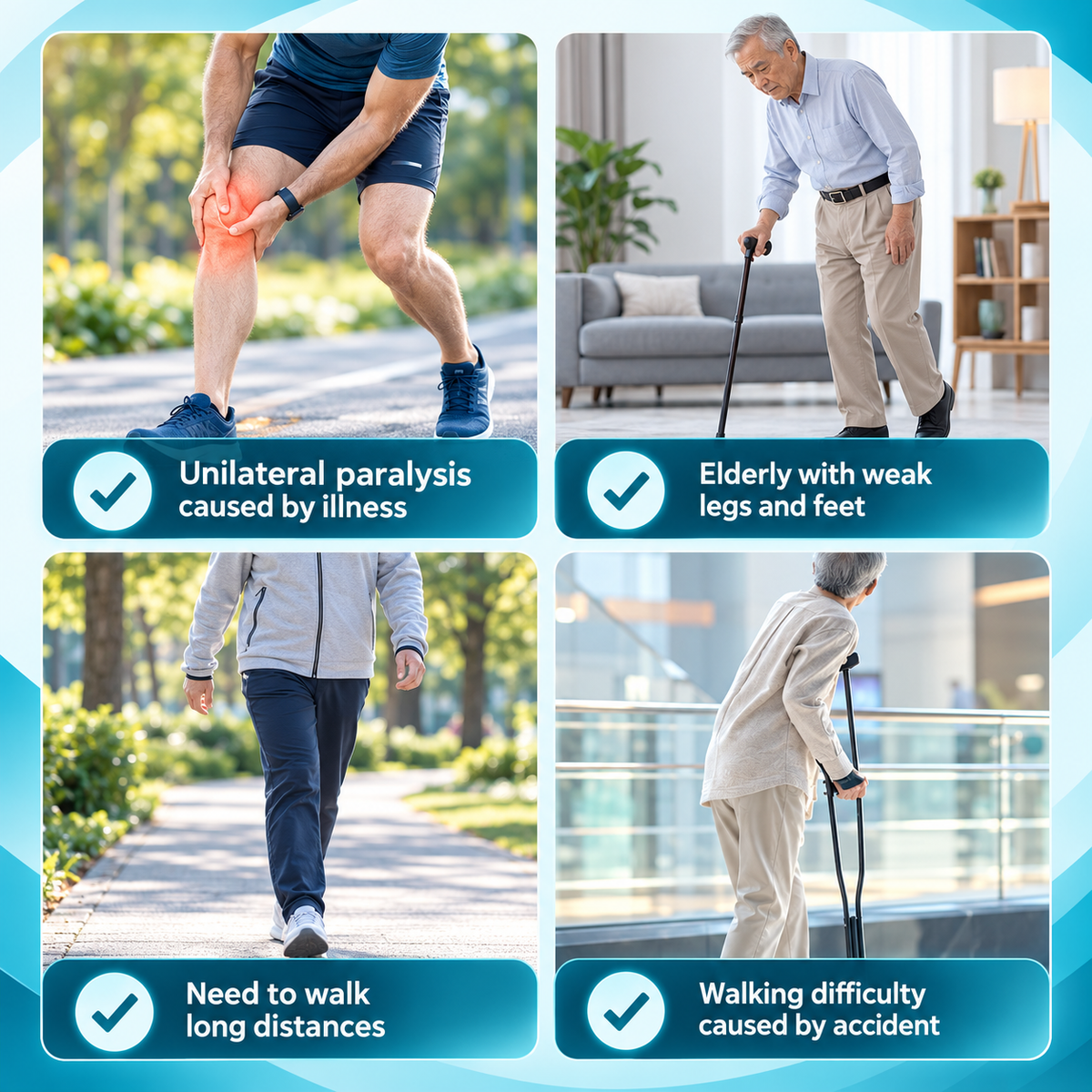 ZENOVAP™ StrideEase – Passive Walking Assist Device