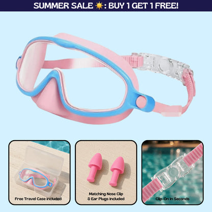 Zenovap™ AquaClip Kids Swim Goggles  (Nose cover)