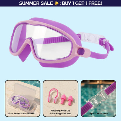 Zenovap™ AquaClip Kids Swim Goggles  (Nose clip)