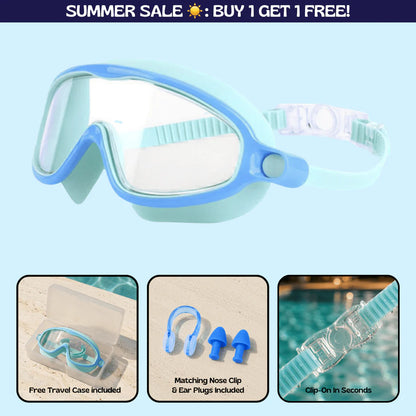 Zenovap™ AquaClip Kids Swim Goggles  (Nose clip)