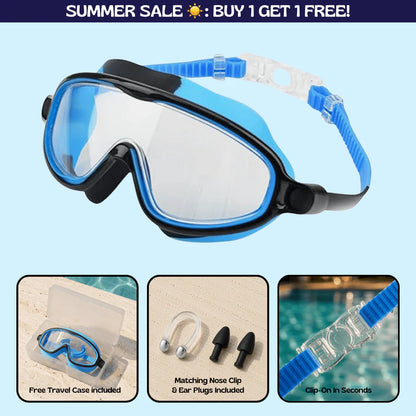 Zenovap™ AquaClip Kids Swim Goggles  (Nose clip)