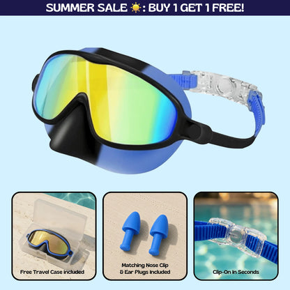 Zenovap™ AquaClip Kids Swim Goggles  (Nose cover)