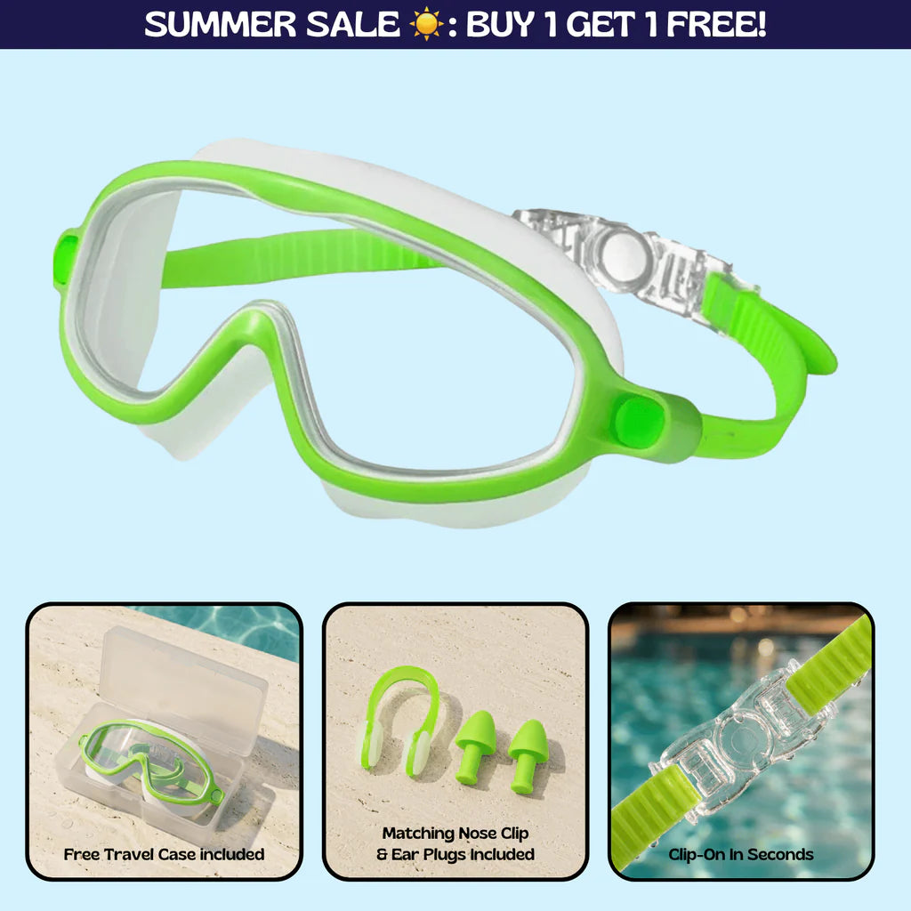 Zenovap™ AquaClip Kids Swim Goggles  (Nose clip)