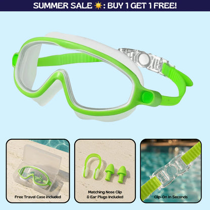 Zenovap™ AquaClip Kids Swim Goggles  (Nose clip)