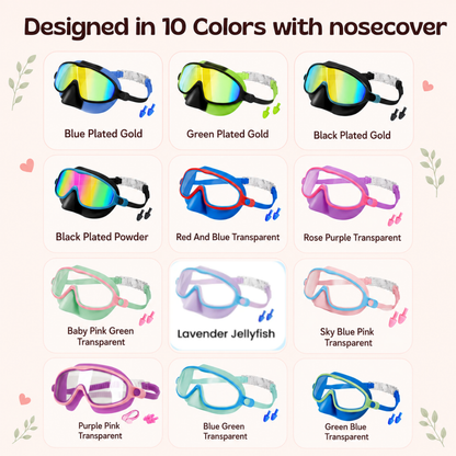 Zenovap™ AquaClip Kids Swim Goggles  (Nose cover)