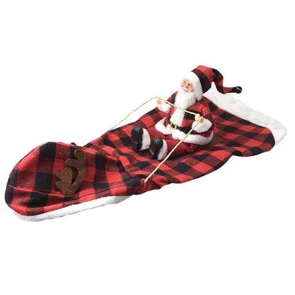 ZENOVAP™ Santa Sleigh Dog Costume