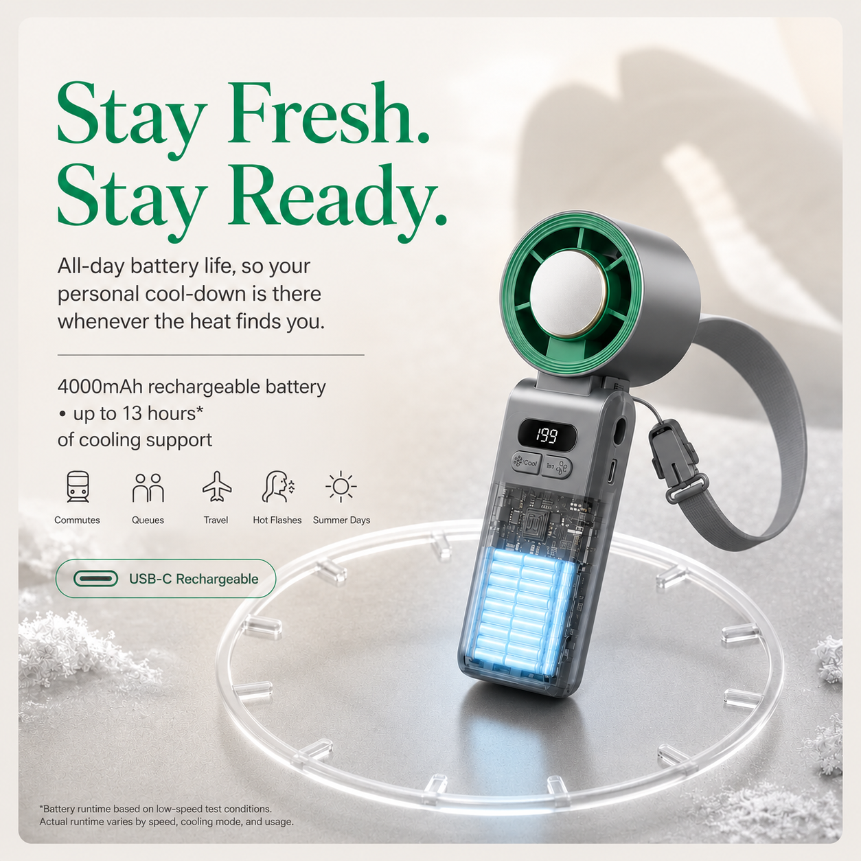 Zenovap® - Handheld Cooling Fan